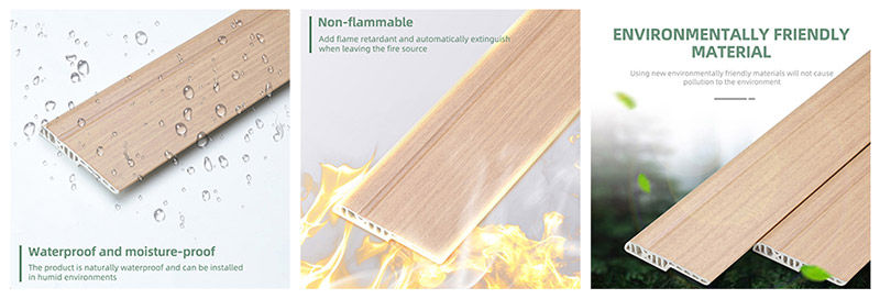 90*17mm PVC-Bleistift-Sockelleiste