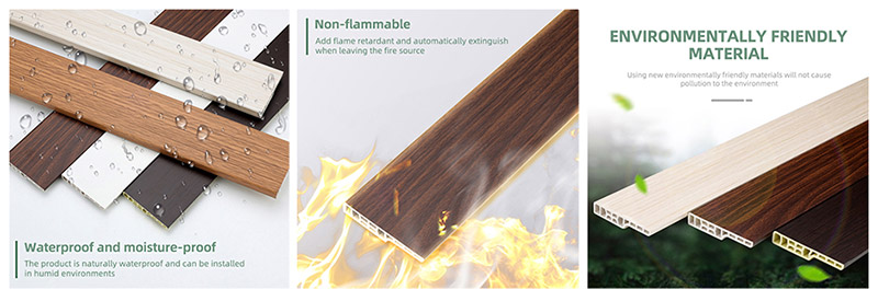 70 x 12 mm quadratische SPC-Sockelleiste