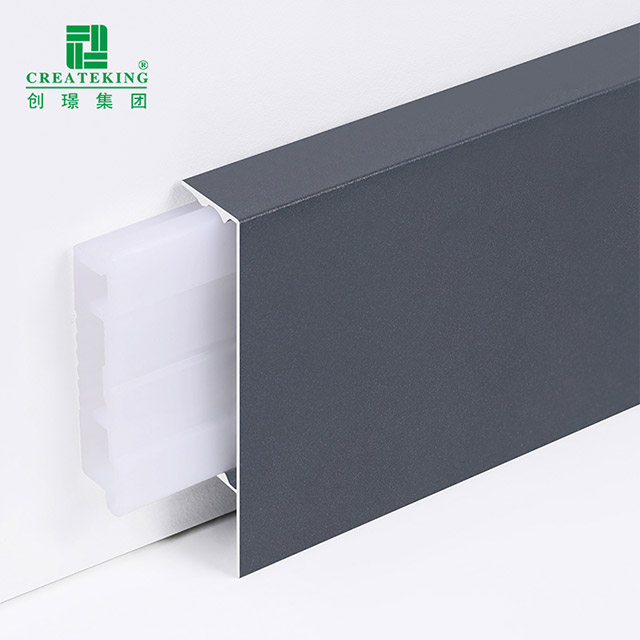 50 * 11,5 mm Fußleiste aus Aluminiumlegierung