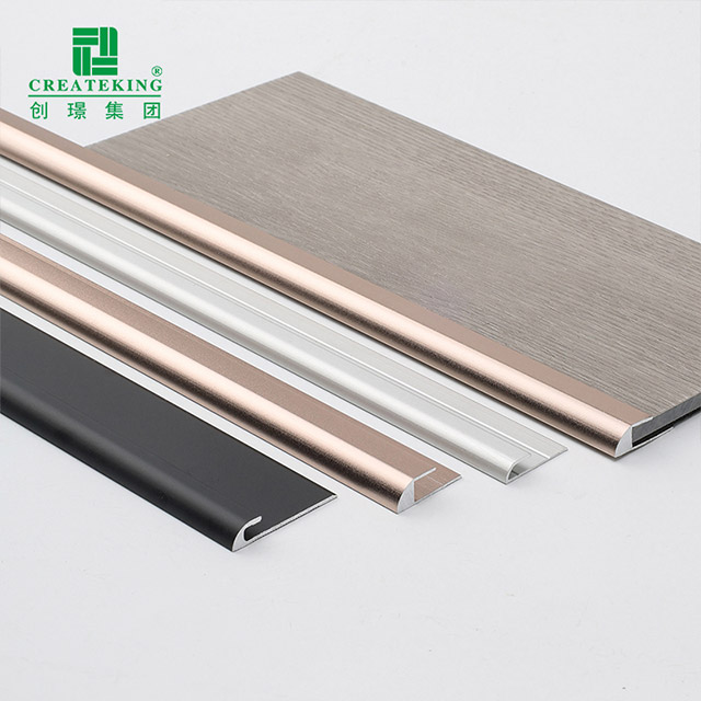 8 x 4,5 mm C-förmiger Bodenzierstreifen aus Aluminiumlegierung