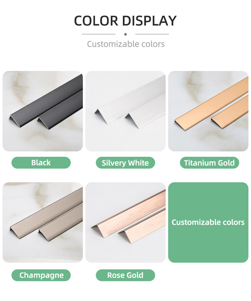 L-f&ouml;rmiger Bodenkantenschutzstreifen aus Aluminium