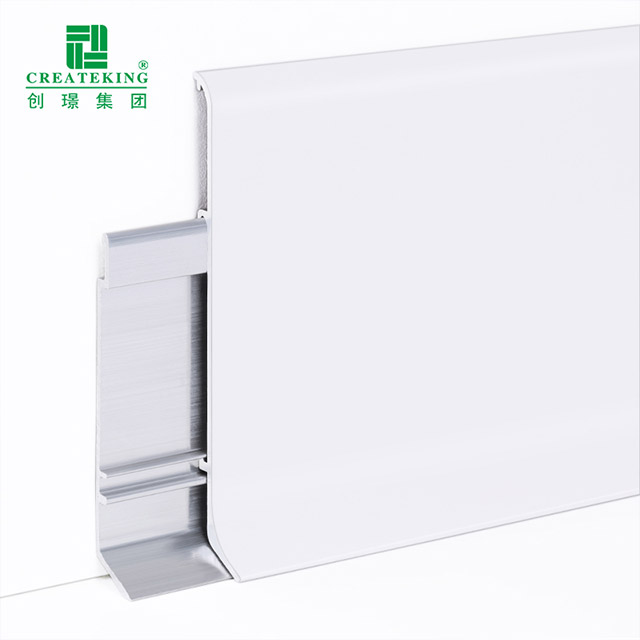 80 * 11 mm Aluminium-Bodensockelleisten