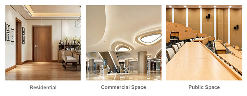 Wasserdichte Sockelleiste mit Holzmaserung