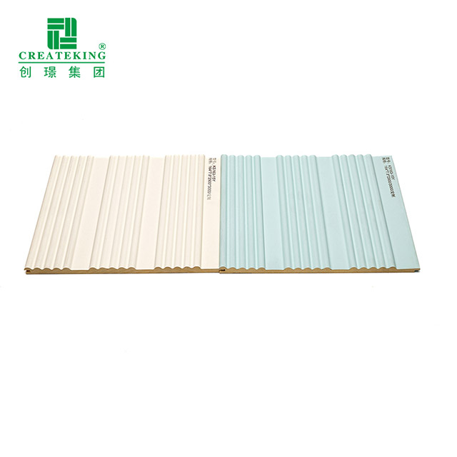 164 * 7,8 mm gebogenes massives geriffeltes Wandpaneel