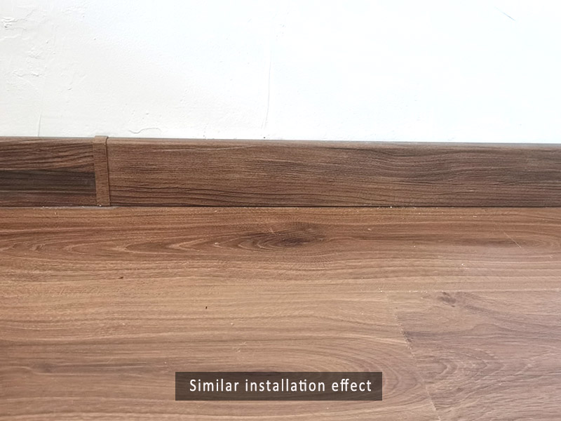 60 * 12 mm PVC-Sockelleisten zum Aufstecken