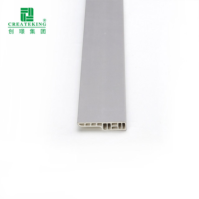 60 * 12 mm wasserdichte SPC-Sockelleiste