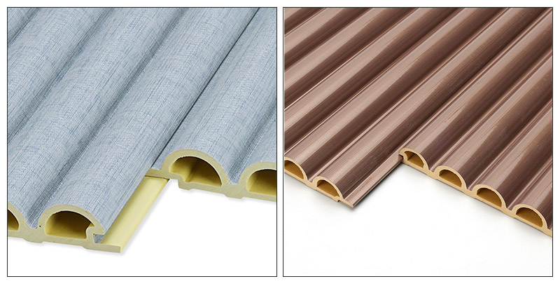 158 * 15 mm halbkreisf&ouml;rmiges WPC-Wandpaneel