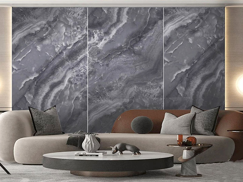 Wandpaneele aus Kunstmarmor