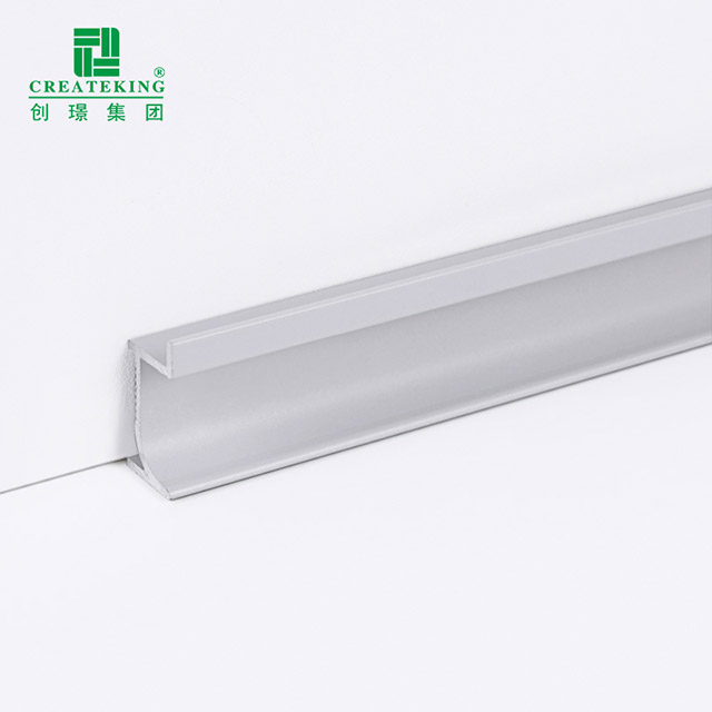 20 x 12 mm versenkte Aluminium-Sockelleiste