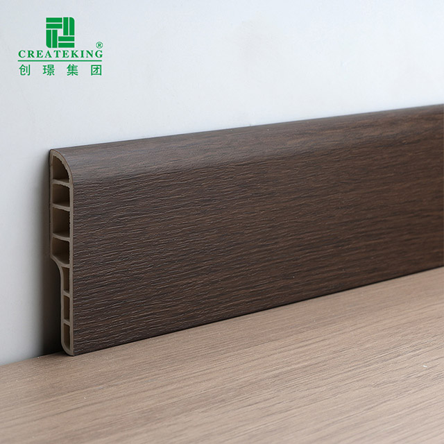 70 * 12 mm PVC-Bleistift-Sockelleiste