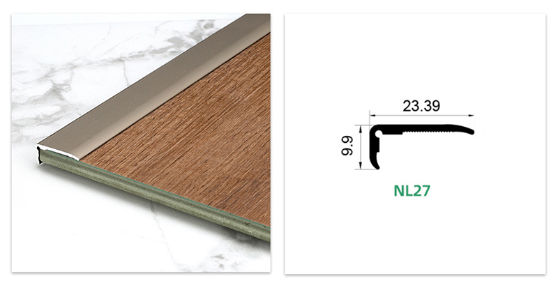 L-f&ouml;rmiges Aluminium-Bodenkantenband