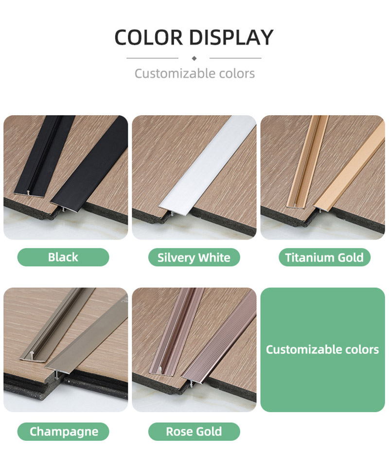 T-f&ouml;rmiger Aluminium-&Uuml;bergangsstreifen