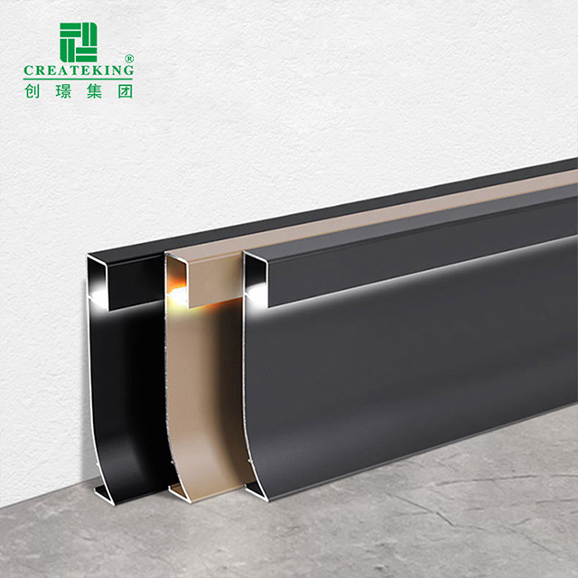 80*9mm LED-Aluminium-Sockelleiste