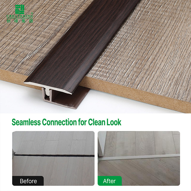 40 * 12,6 mm PVC T-förmige Bodenkantenstreifen