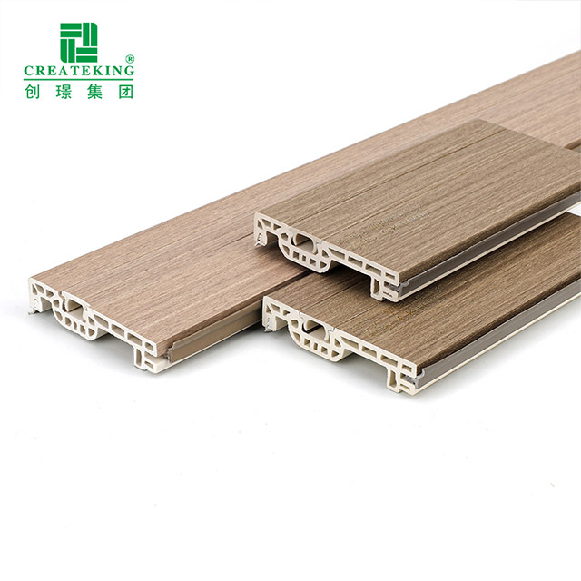 60 * 12 mm WPC-Fußleiste mit versteckten Nägeln
