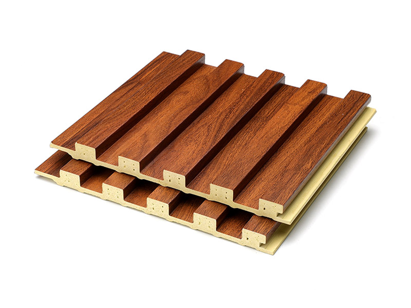 159 x 12 mm gro&szlig;e geriffelte Massivwandpaneele mit Holzmaserung