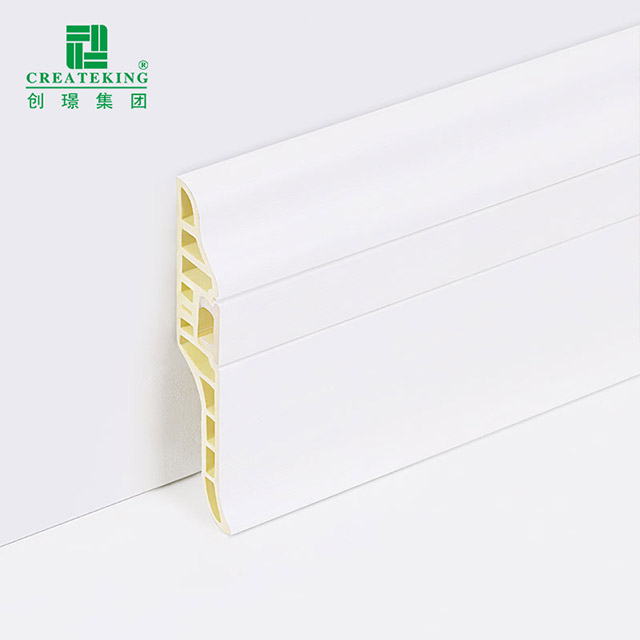 68 * 17 mm PVC-Fußleiste mit versteckten Nägeln