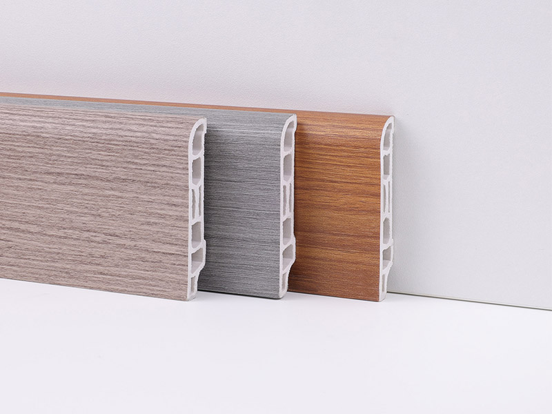 60 * 15 mm PVC-Sockelleiste mit Holzmaserung