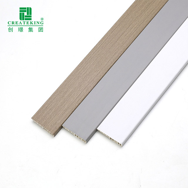 60 * 12 mm wasserdichte SPC-Sockelleiste