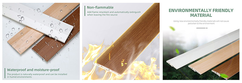 100 * 15 mm abgeschr&auml;gte hohle PVC-Sockelleiste