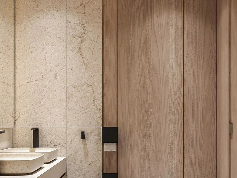 PVC-Marmorplatte im Badezimmer