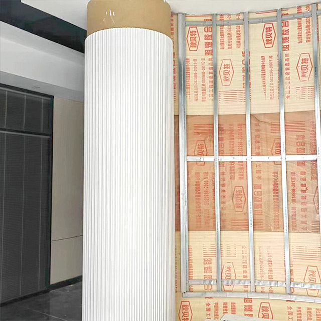 52*25mm PVC rotierende geriffelte Wandpaneele