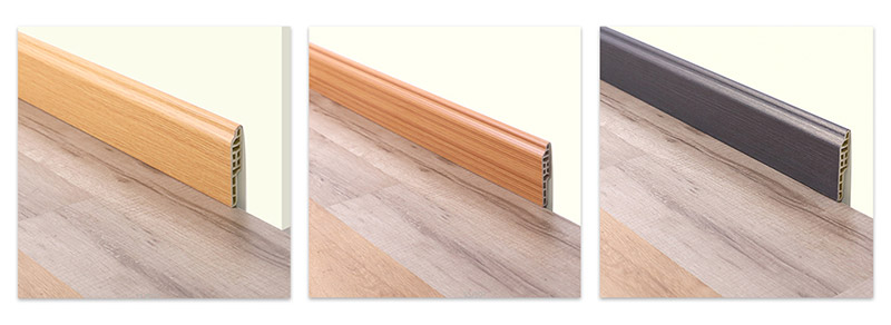 80 * 14 mm PVC-Lammzungen-Sockelleiste