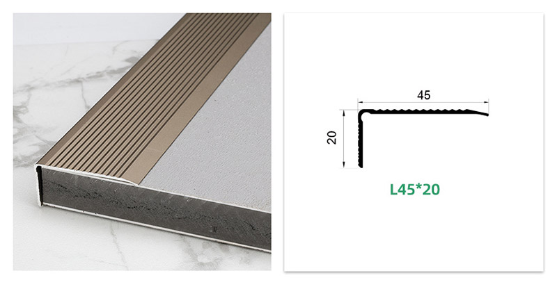 L-f&ouml;rmige Bodenabdeckungsverkleidung