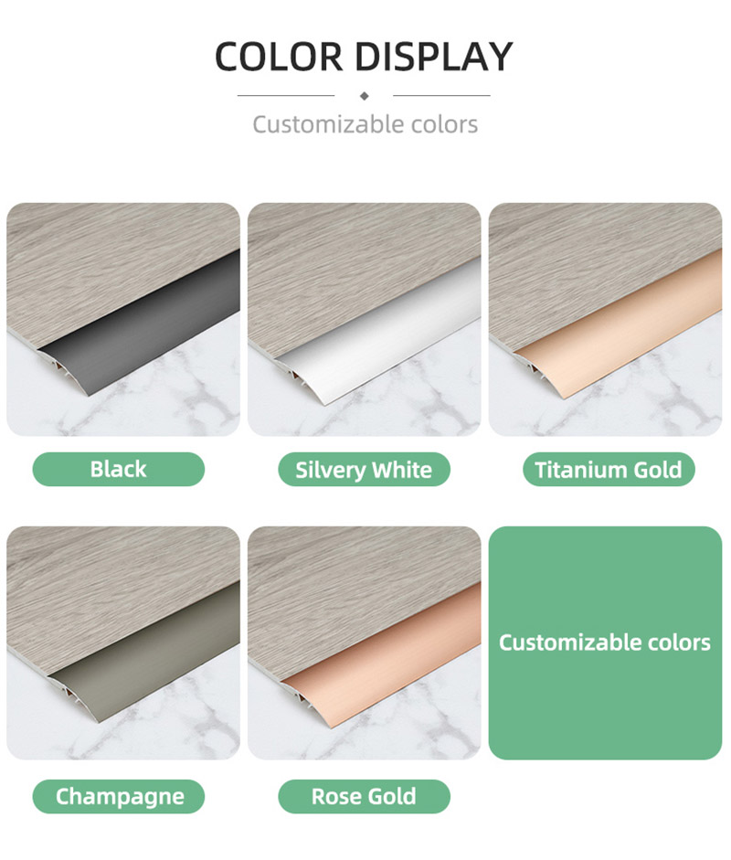 Universeller Boden&uuml;bergangsstreifen aus Metall