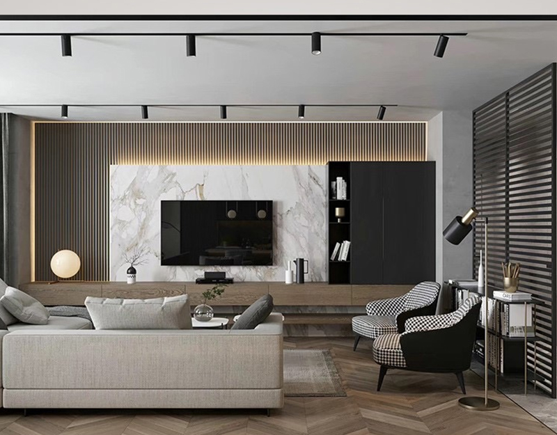 geriffeltes Wandpaneel