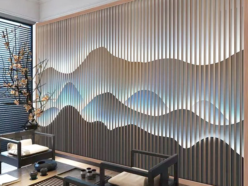 Geriffelte Metallplatten