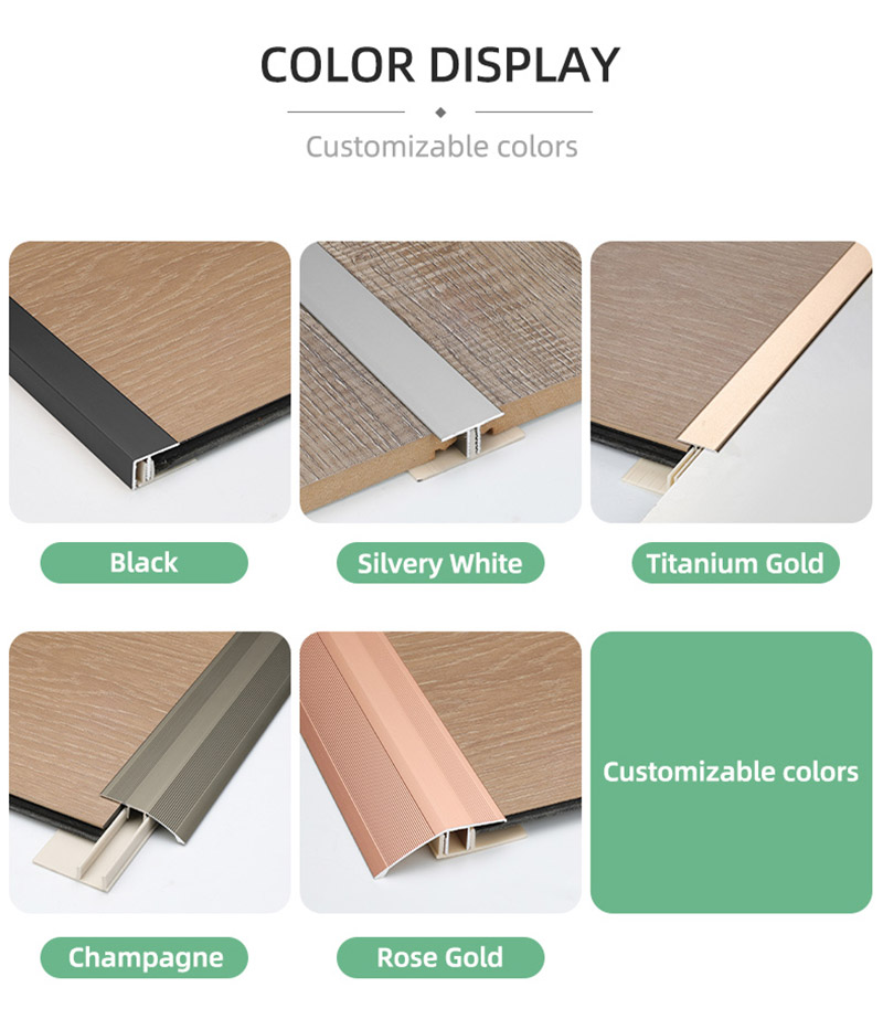 Aluminium-Abschlussprofil f&uuml;r Laminatb&ouml;den