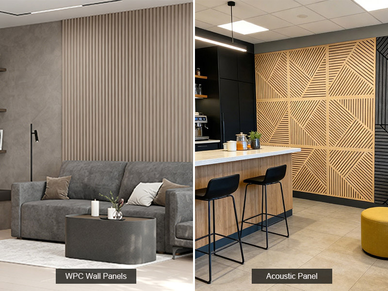 Was ist der Unterschied zwischen einer WPC-Platte und einer Akustikplatte?