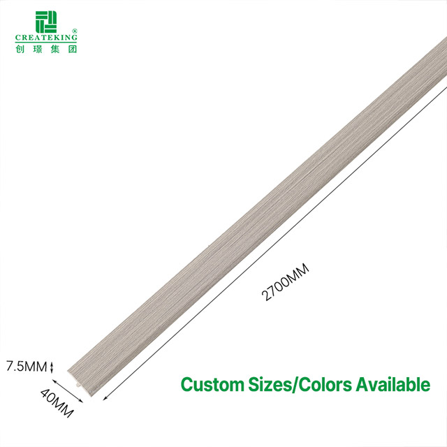 40 x 7,5 mm PVC-T-förmiger Bodenübergangsstreifen