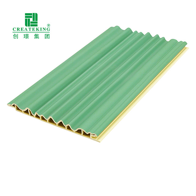 158 * 12 mm WPC-Wandpaneel in Wellenform mit Innenbogen