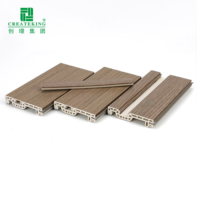 60 * 12 mm WPC-Fußleiste mit versteckten Nägeln