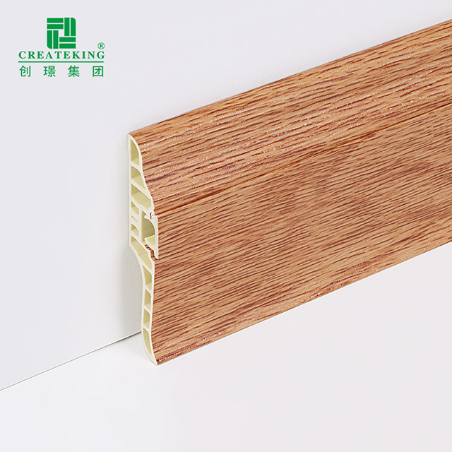 68 * 17 mm PVC-Fußleiste mit versteckten Nägeln