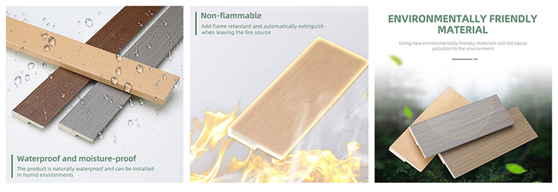 60 * 12 mm massive PVC-Sockelleiste