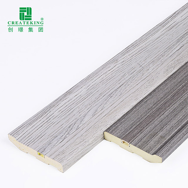 75 * 15 mm PVC-Sockelleiste mit versteckten Nägeln