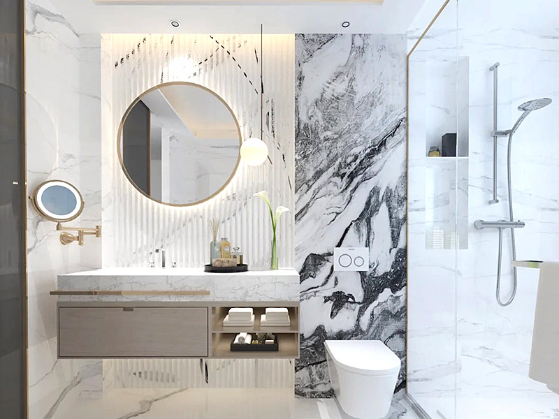 Eignet sich ein PVC-Wandpaneel für ein Badezimmer?