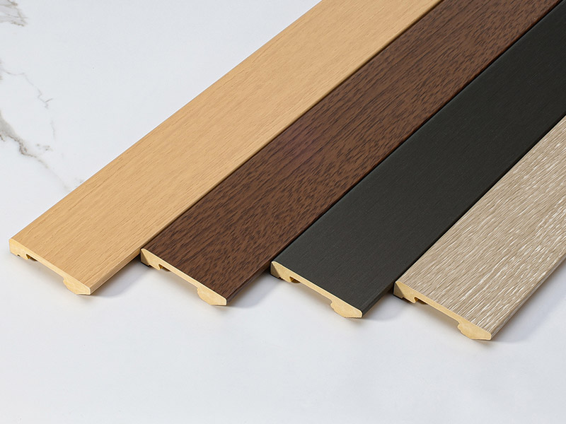 60 * 12 mm massive PVC-Sockelleisten zum Aufstecken