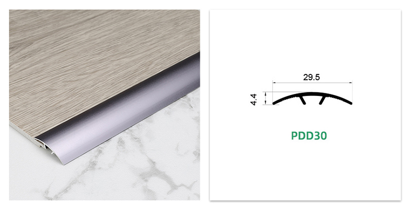 Universeller Boden&uuml;bergangsstreifen aus Metall