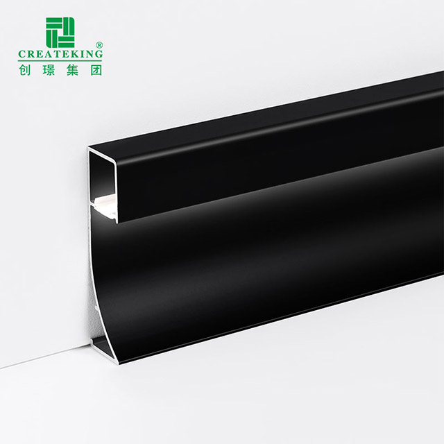 80*9mm LED-Aluminium-Sockelleiste
