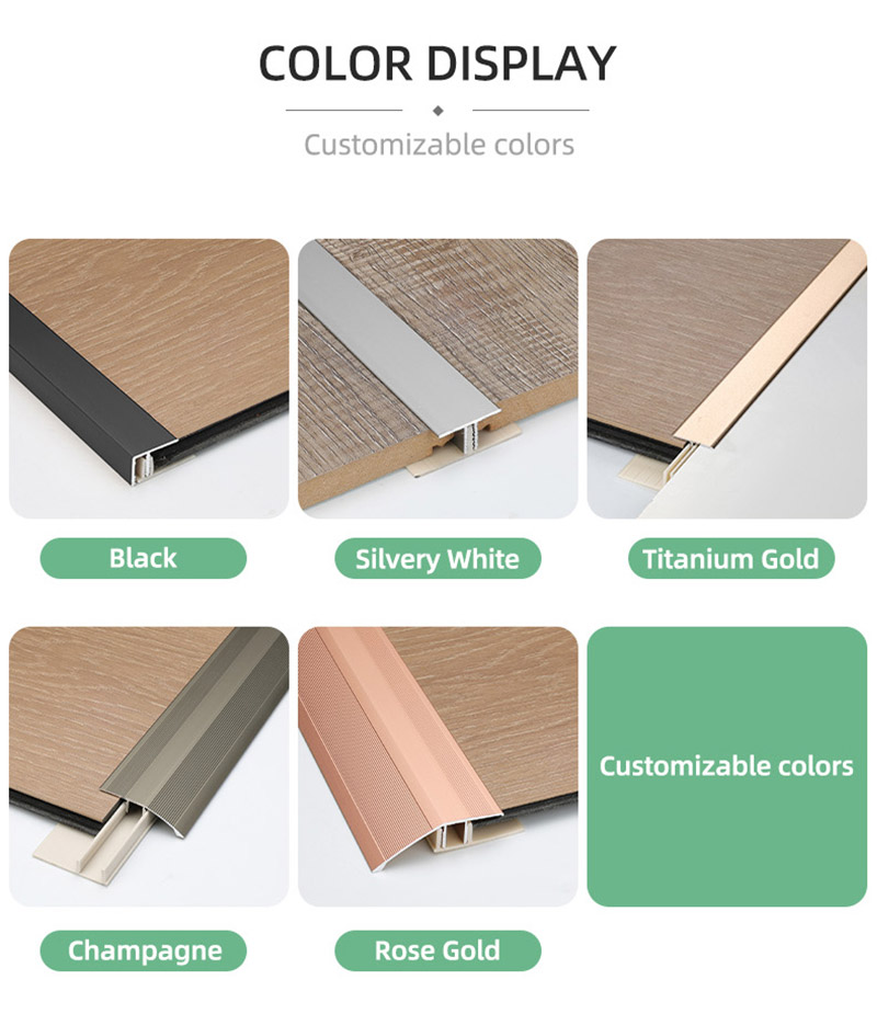 Anschraubbares Aluminium-Boden&uuml;bergangsprofil