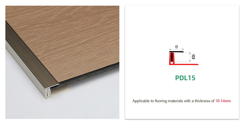 Versetzter T-Form-&Uuml;bergangsstreifen f&uuml;r Bodenn&auml;hte