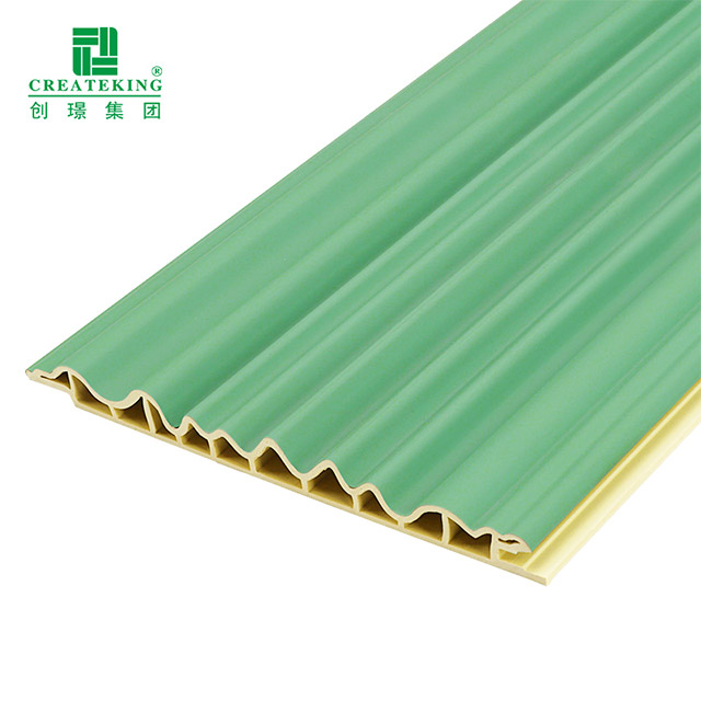 158 * 12 mm WPC-Wandpaneel in Wellenform mit Innenbogen