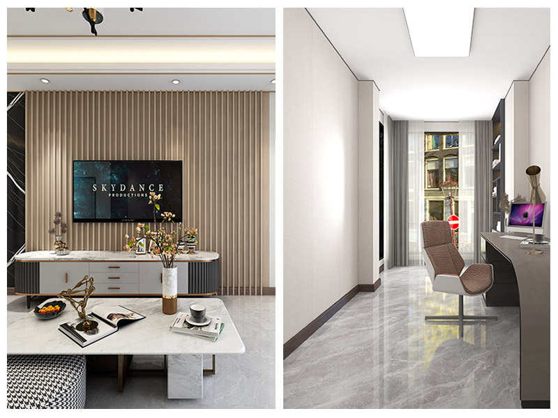 Wie passen PVC-Wandpaneele und Sockelleisten im modernen, minimalistischen Stil zusammen?