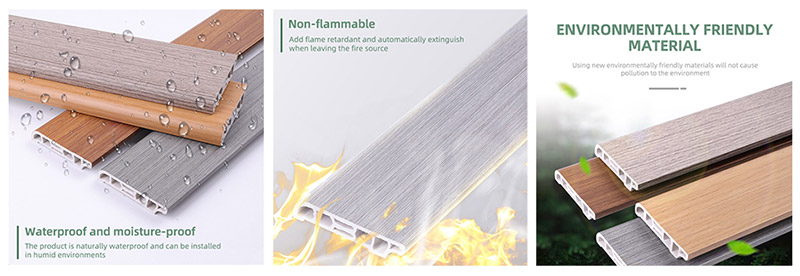 60 * 15 mm PVC-Sockelleiste mit Holzmaserung