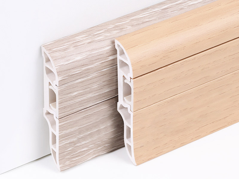 50 * 12 mm PVC-Fu&szlig;leiste mit versteckten N&auml;geln