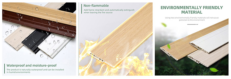 95 * 15,5 mm PVC-Lammzungen-Sockelleiste